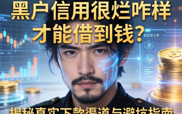 黑户信用很烂咋样才能借到钱？揭秘真实下款渠道与避坑指南